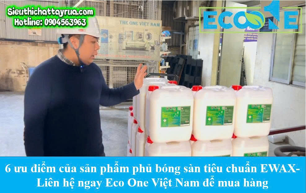EWAX – hóa chất phủ bóng sàn Hàn Quốc với 6 ưu điểm vượt trội cho nhà máy công nghiệp.